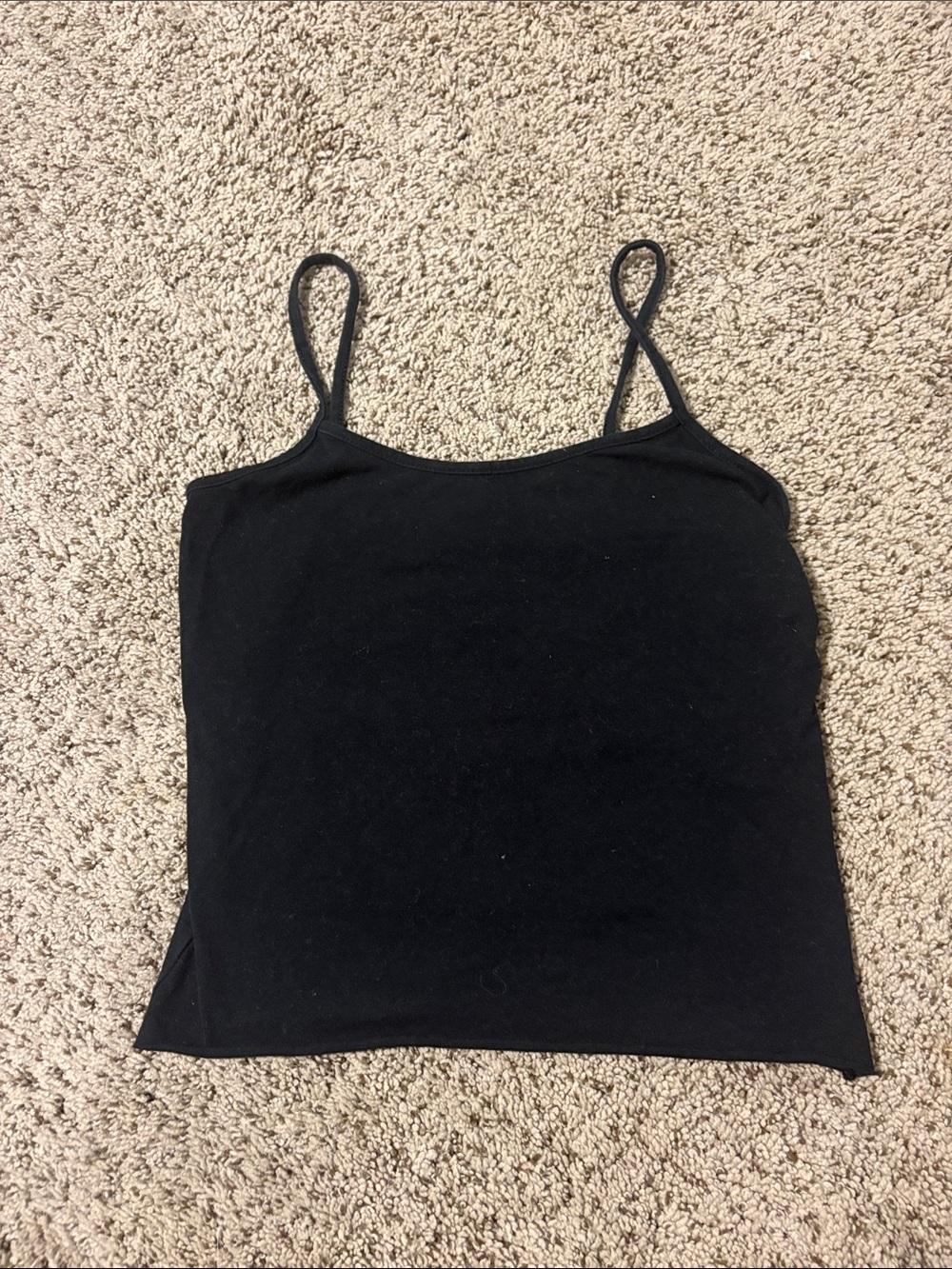 No Boundaries Black Spaghetti Strap Camisole Top